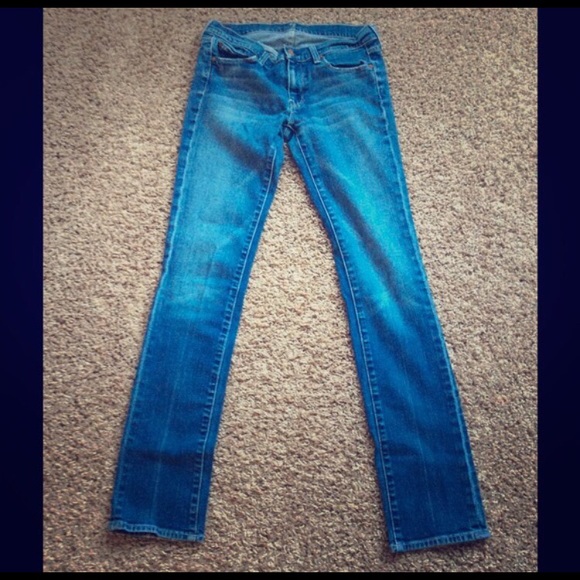 7 for all mankind jeans size 30 straight leg