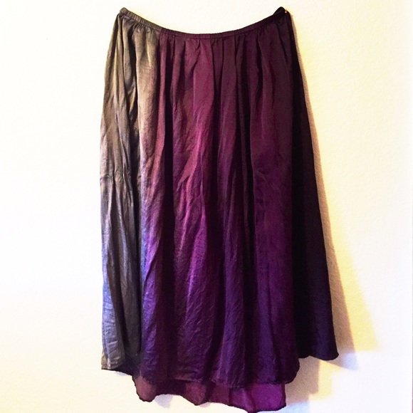 🔥1 DAY SALE🔥100% Silk Ombré Kenneth Cole Skirt