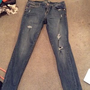 Lola jegging ripped medium wash