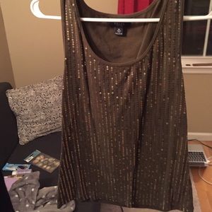 Shimmer tank top