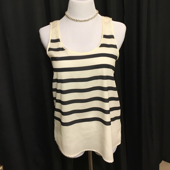 Silky Striped Tank - Picture 1 of 4