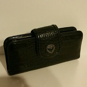 Gently Used "Brighton Croco Leather Wallet"