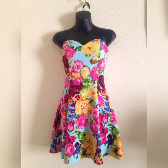 Summer skater floral dress - Picture 1 of 4