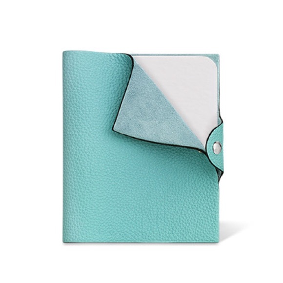 Hermes Ulysse Leather notebook Blue Atol