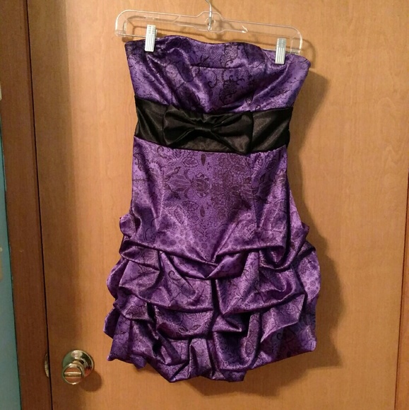 Short, Purple Dress