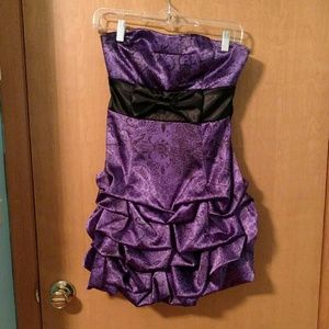 Short, Purple Dress