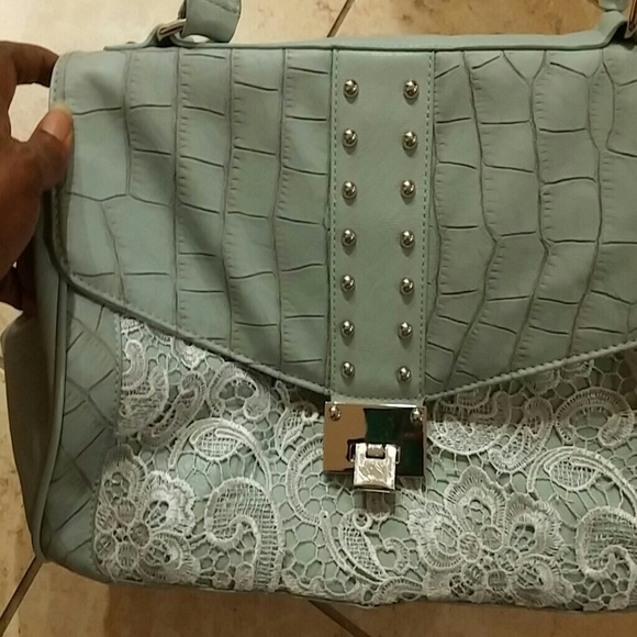Teal Green Overnight Bag - Picture 3 of 3