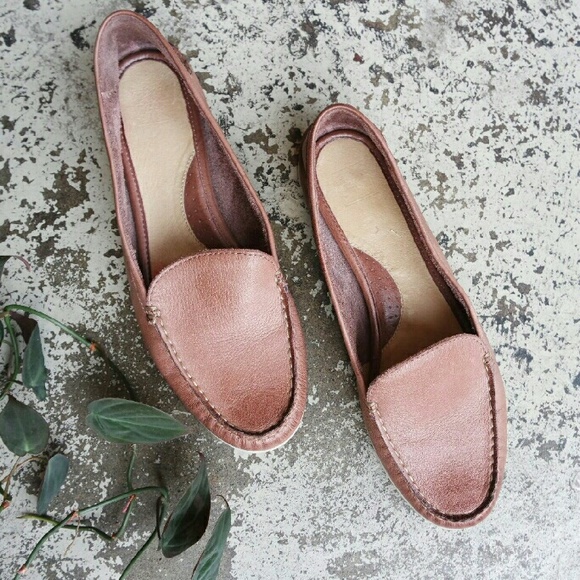 Frye Quincy Venetian Boat Shoe in Dusty Rose sz 10