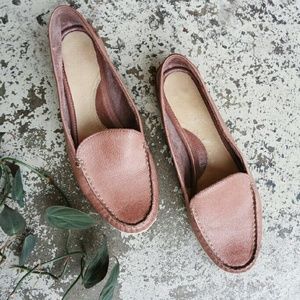 Frye Quincy Venetian Boat Shoe in Dusty Rose sz 10