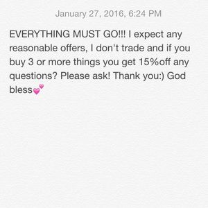 Everything must go!!!