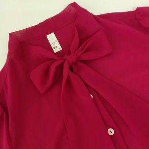NWOT American Apparel chiffon blouse