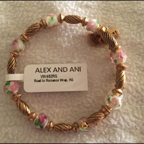 NWT Alex & Ani Pink Wrap Expandable Bracelet