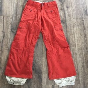 Burton Snow Pants XS Burnt Orange