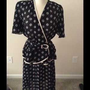 2pc skirt and blouse set