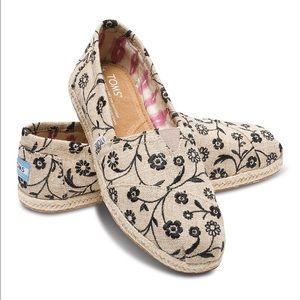 Toms Classic Floral Ivy Slipon