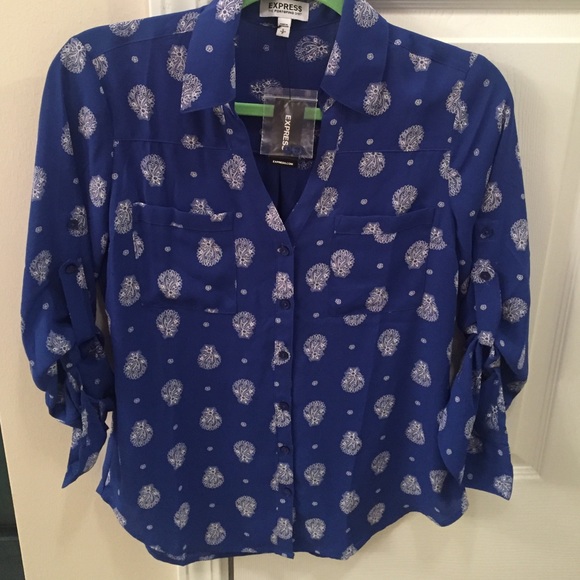 NWT Express The Portofino Shirt💙 - Picture 1 of 3