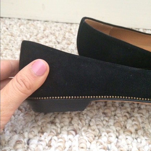 $795 Authentic Givenchy Suede Zipper Flats, 36! - Picture 3 of 4