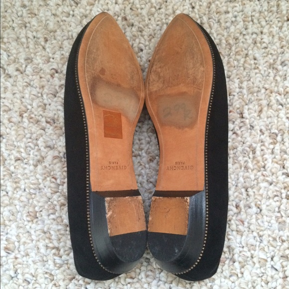 $795 Authentic Givenchy Suede Zipper Flats, 36! - Picture 4 of 4
