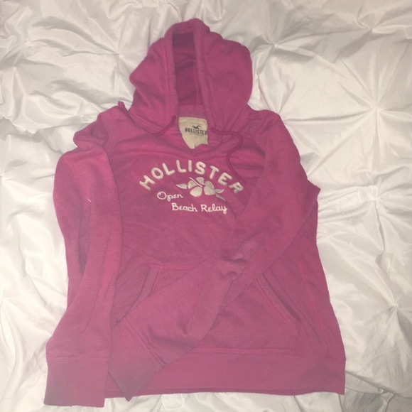 Hollister Jackets & Coats Pink Hollister Hoodie Poshmark