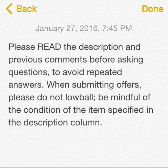 Important Info‼️ - Picture 1 of 1