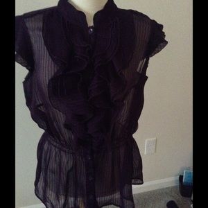 Deep purple blouse