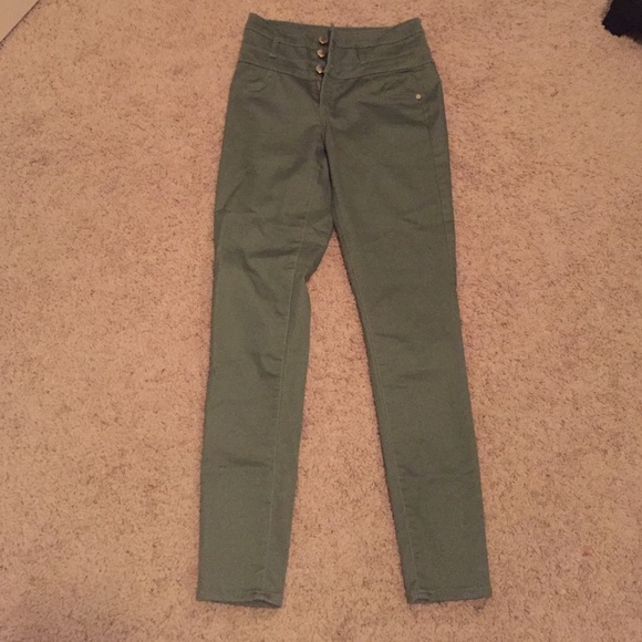 High-Waisted Skinny Jeans