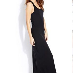 Forever 21 black maxi dress