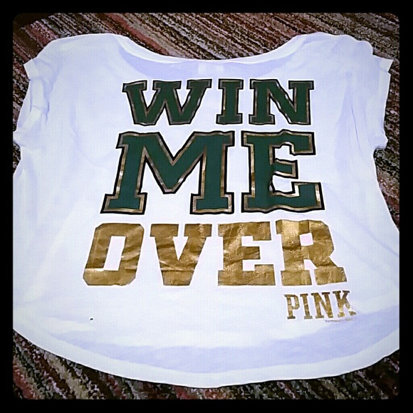 PINK Victoria's Secret Tops - Victoria's Secret slouchy Packers tee