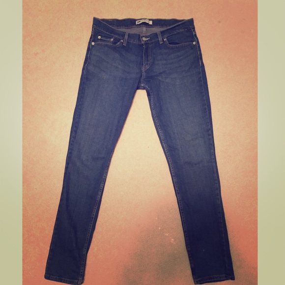 Levi's low rise skinny jeans