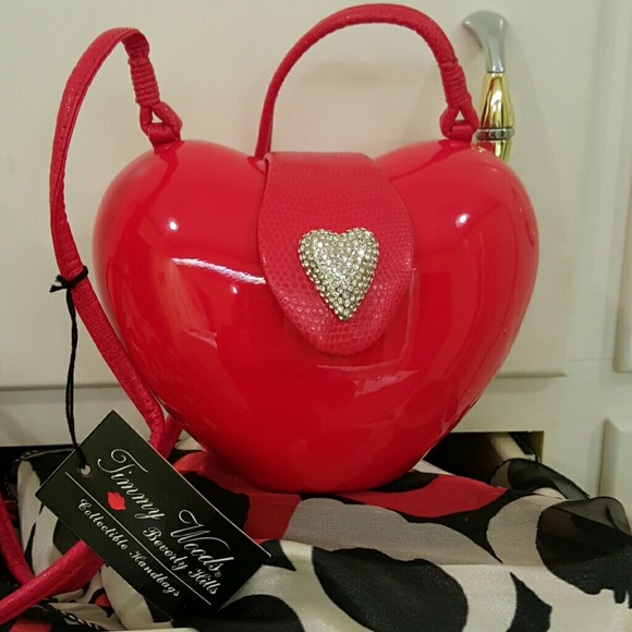 Timmy Woods Signed Savorski Crystal Bag NWT