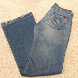 7 for all mankind dojo jeans size 28