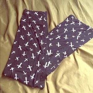 Long cross maxi skirt
