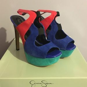 Jessica Simpson JS-Bendie: Blue Violet/Kidsuede
