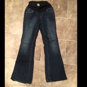 Maternity flare jeans