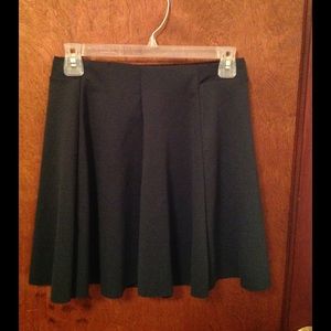 Dark green circle skirt
