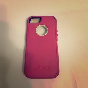 Pink & white Otter Box