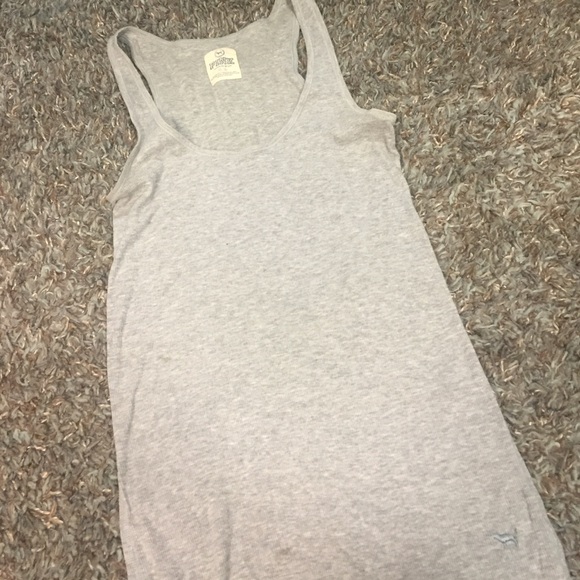 Plain gray tank top