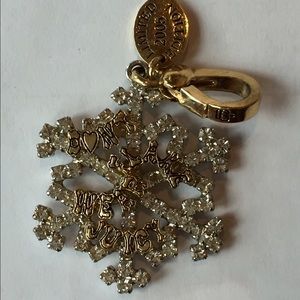 LIMITED EDITION juicy couture snowflake charm