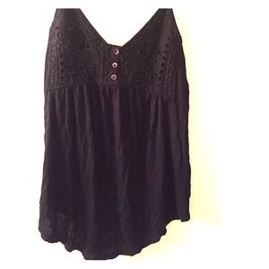 American eagle, simple crochet detail tank