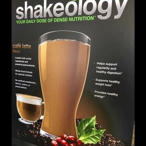 Shakeology NEW Cafe Latte single serve packets