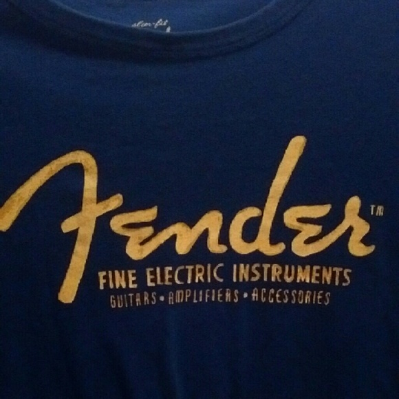 Men's XL Lucky Brand T-shirt w/ Fender Electronics