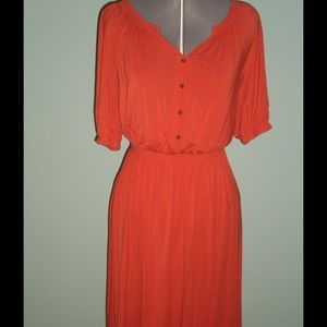 Orange loft dress