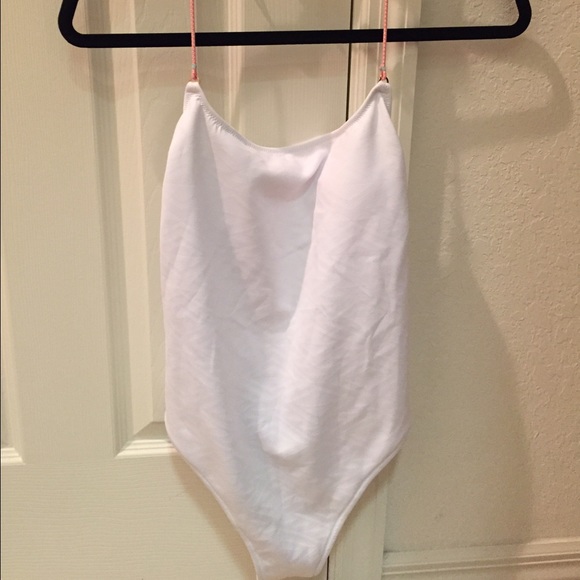 VS white one piece swimsuit