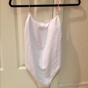 VS white one piece swimsuit