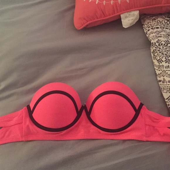 Hot pink bikini top