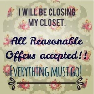 Closing my closet soon!!
