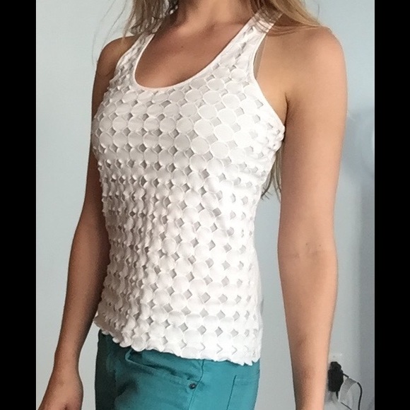 Circle overlay racerback