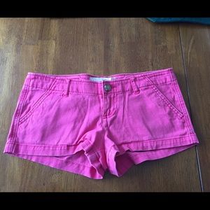 Pink hollister shorts