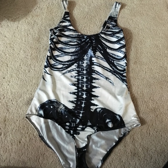 Skull bodysuit