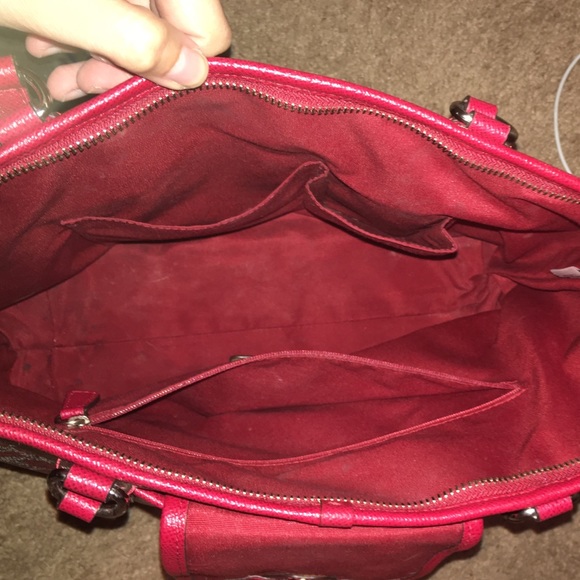 Authentic Coach Bag - dark red - Picture 3 of 4